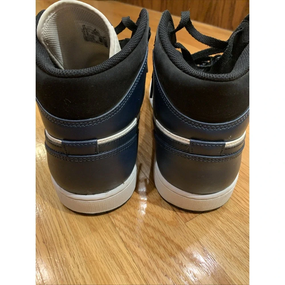 NIKE AIR JORDAN 1 MID RETRO OG ARMORY NAVY‎ SZ 14 554724-411